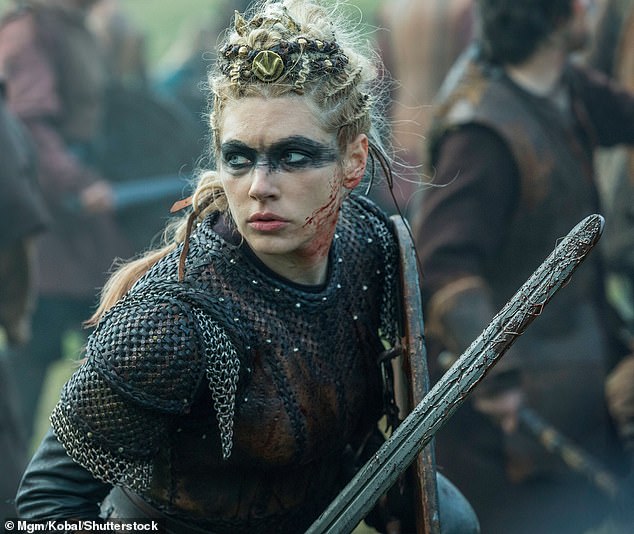 Jade thought she was a Viking princess after watching the TV show Vikings (Photo: Katheryn Winnick as Lagertha in Vikings)